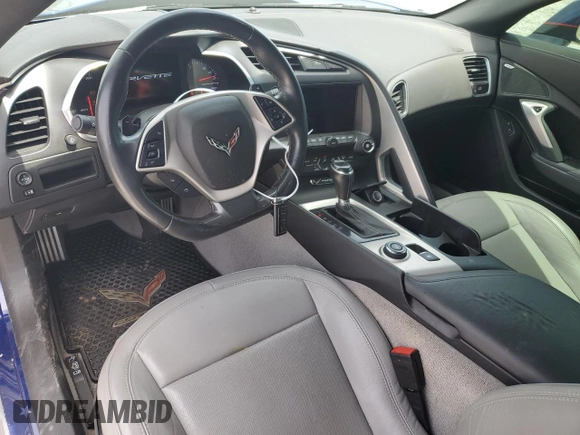 2017 Chevrolet Corvette 1LT with VIN 1G1YB2D71H5121353, listed as a Copart auction lot 57288904 with 56,200 mi miles. Bid and sale history available at carsss.com. Image 8.