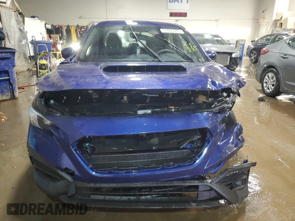 2023 Subaru WRX with VIN JF1VBAB67P8809729, listed as a Copart auction lot 51065505 with 13,023 mi miles and Salvage title. Bid and sale history available at DreamBid. Image 5.