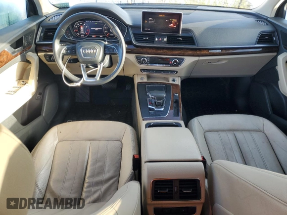 2018 Audi Q5 Premium Plus with VIN WA1BNAFY7J2038340, listed as a Copart auction lot 51663725 with 153,055 mi miles and Salvage title. Bid and sale history available at DreamBid. Image 8.