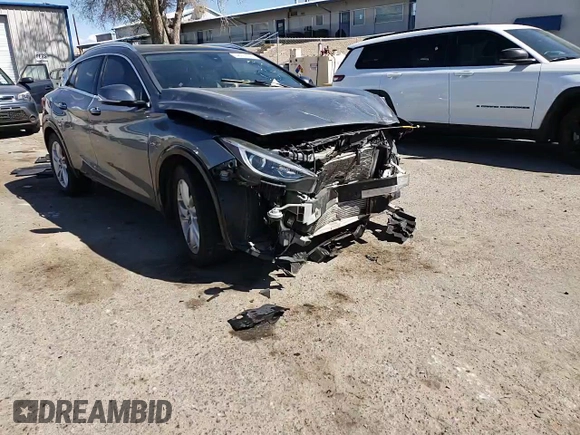 2017 Infiniti QX30 Premium with VIN SJKCH5CPXHA018911, listed as a Copart auction lot 48618365 with Not Provided miles and Salvage Title. Bid and sale history available at DreamBid. Image 11.