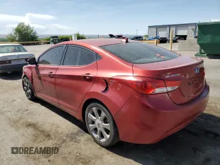 2013 Hyundai Elantra GLS with VIN KMHDH4AE8DU507475, listed as a Copart auction lot 58737755 with 184,629 mi miles and Clean title. Bid and sale history available at DreamBid. Image 2.