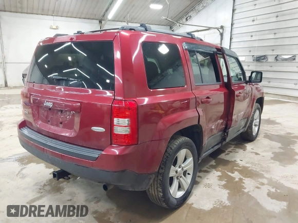 2017 Jeep Patriot High Altitude with VIN 1C4NJRFB1HD159078, listed as a IAAI auction lot 41998941 with 102,194 mi miles. Bid and sale history available at carsss.com. Image 4.