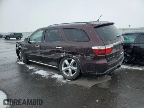 2012 Dodge Durango Citadel z VIN 1C4RDJEG8CC125970, wystawiony jako Copart lot #44002615 z przebiegiem 162 496 mil mil oraz Szkoda całkowita • Salvage title. Historia ofert i sprzedaży dostępna na DreamBid. Obrazek 2.