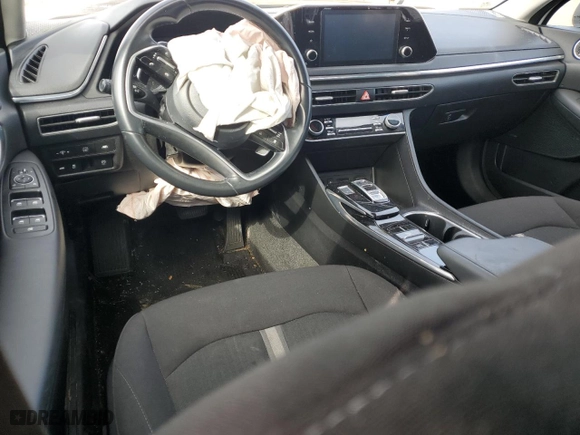 2021 Hyundai Sonata Hybrid SEL with VIN KMHL34JJ7MA017733, listed as a Copart auction lot 50652045 with 0 mi miles and Salvage Title. Bid and sale history available at carsss.com. Image 8.