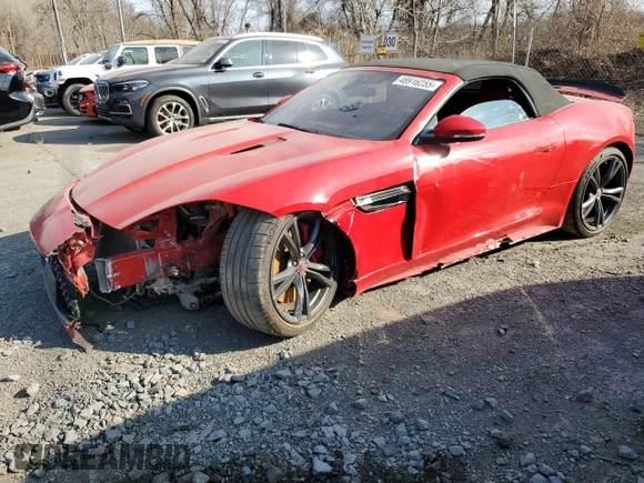 2022 Jaguar F-Type with VIN SAJD55FE3NCK77770, listed as a Copart auction lot 48916255 with Not Provided miles and Salvage Title. Bid and sale history available at DreamBid. Image 1.