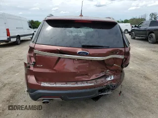 2018 Ford Explorer XLT with VIN 1FM5K8D81JGA11477, listed as a Copart auction lot 58386475 with 93,818 mi miles and Salvage title. Bid and sale history available at DreamBid. Image 6.