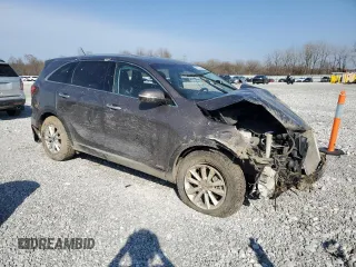2020 Kia Sorento LX V6 with VIN 5XYPGDA53LG613403, listed as a Copart auction lot 48619245 with 0 mi miles and Salvage Title. Bid and sale history available at carsss.com. Image 4.