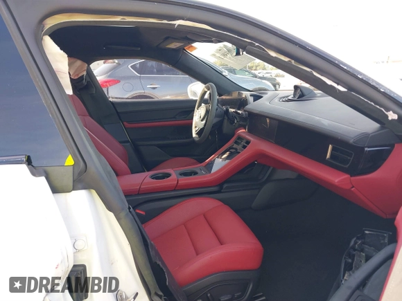 2024 Porsche Taycan GTS with VIN WP0AD2Y18RSA47234, listed as a IAAI auction lot 40944921 with 21,505 mi miles and . Bid and sale history available at DreamBid. Image 5.