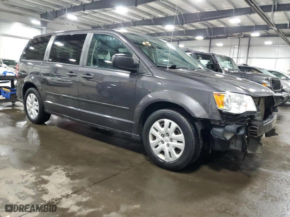 2015 Dodge Grand Caravan American Value Pkg with VIN 2C4RDGBG9FR743852, listed as a Copart auction lot 49260245 with 160,164 mi miles and Salvage Title. Bid and sale history available at carsss.com. Image 4.
