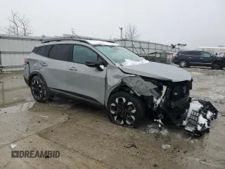 2024 Kia Sportage X-Line with VIN 5XYK6CDF3RG138923, listed as a Copart auction lot 45040805 with 18,725 mi miles and Salvage Title. Bid and sale history available at carsss.com. Image 4.