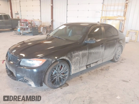 2008 BMW 3 Series 335xi with VIN WBAVD53528A009302, listed as a IAAI auction lot 41700905 with 116,559 mi miles. Bid and sale history available at carsss.com. Image 2.