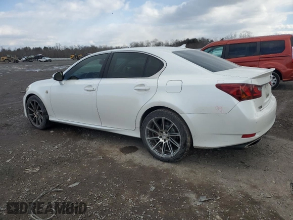 2013 Lexus GS 350 with VIN JTHCE1BL0D5001832, listed as a Copart auction lot 89135865 with 168,734 mi miles and Salvage Title. Bid and sale history available at carsss.com. Image 2.