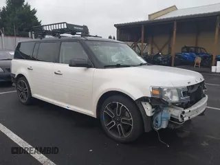 2015 Ford Flex SEL with VIN 2FMHK6C84FBA00121, listed as a IAAI auction lot 41143917 with 114,365 mi miles. Bid and sale history available at carsss.com. Image 1.