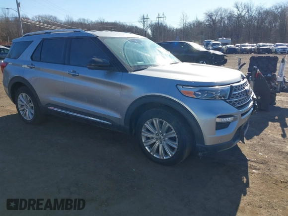 2020 Ford Explorer Limited with VIN 1FMSK8FH7LGA66504, listed as a IAAI auction lot 41463499 with 35,723 mi miles. Bid and sale history available at carsss.com. Image 1.
