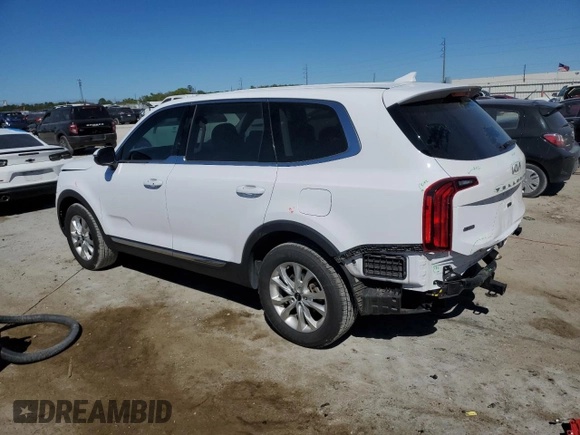 2022 Kia Telluride LX with VIN 5XYP2DHC1NG292886, listed as a Copart auction lot 50058115 with 51,235 mi miles and Salvage title. Bid and sale history available at DreamBid. Image 2.