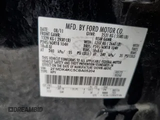 2012 Ford Edge Limited with VIN 2FMDK4KC5CBA05204, listed as a Copart auction lot 50772985 with 198,395 mi miles and Salvage Title. Bid and sale history available at carsss.com. Image 13.