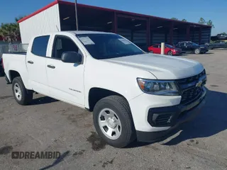 2022 Chevrolet Colorado 2WD Work Truck with VIN 1GCGSBEN4N1316866, listed as a IAAI auction lot 41846128 with 25,300 mi miles. Bid and sale history available at carsss.com. Image 1.