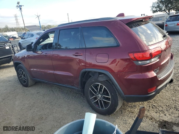 2018 Jeep Grand Cherokee Trailhawk with VIN 1C4RJFLT9JC501627, listed as a Copart auction lot 42825045 with NaN miles and Salvage Title. Bid and sale history available at carsss.com. Image 2.