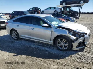 2019 Hyundai Sonata SEL with VIN 5NPE34AF4KH749655, listed as a Copart auction lot 47893025 with 101,091 mi miles and Salvage Title. Bid and sale history available at DreamBid. Image 4.
