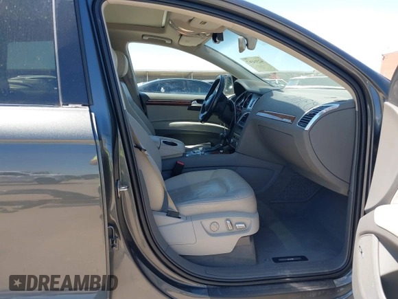 2015 Audi Q7 Premium Plus with VIN WA1LGAFE7FD002275, listed as a IAAI auction lot 42314167 with 144,291 mi miles and . Bid and sale history available at DreamBid. Image 5.