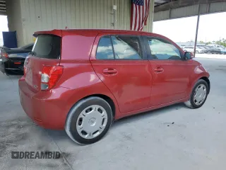 2013 Scion xD with VIN JTKKUPB43D1032536, listed as a Copart auction lot 54572295 with 0 mi miles and Salvage Title. Bid and sale history available at carsss.com. Image 3.