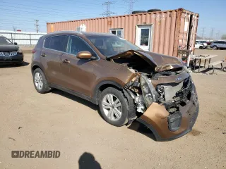 2017 Kia Sportage LX with VIN KNDPM3ACXH7053238, listed as a Copart auction lot 49084225 with 109,173 mi miles and Salvage Title. Bid and sale history available at carsss.com. Image 4.
