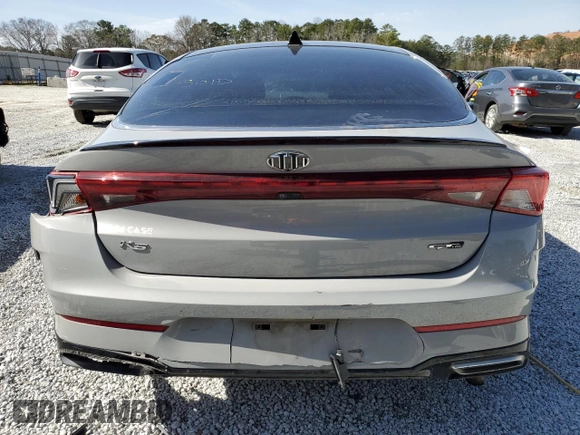 2021 Kia K5 GT-Line with VIN 5XXG64J27MG022215, listed as a Copart auction lot 48011865 with 0 mi miles and Clean Title. Bid and sale history available at carsss.com. Image 6.