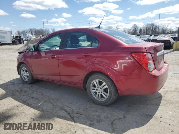 2012 Chevrolet Sonic LT z VIN 1G1JD5SB1C4160396, wystawiony jako Copart lot #52098365 z przebiegiem 125 733 mil mil oraz Szkoda całkowita • Salvage title. Historia ofert i sprzedaży dostępna na DreamBid. Obrazek 2.