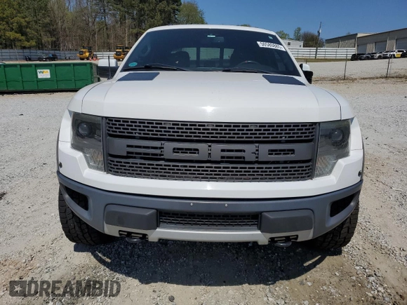 2014 Ford F-150 SVT Raptor with VIN 1FTFW1R67EFB76604, listed as a Copart auction lot 50580885 with 150,377 mi miles and Salvage Title. Bid and sale history available at carsss.com. Image 5.