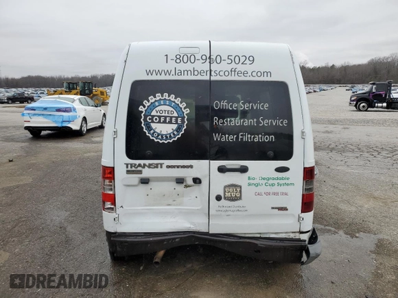 2013 Ford Transit Connect XL with VIN NM0LS6AN2DT132389, listed as a Copart auction lot 87312344 with 228,462 mi miles and Salvage Title. Bid and sale history available at carsss.com. Image 6.