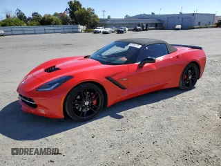 2014 Chevrolet Corvette Z51 3LT с VIN 1G1YL3D72E5125636, выставлен на аукционе Copart как лот 63268705 с пробегом 45 081 миль миль и Списание • Salvage title. История ставок и продаж доступна на DreamBid. Изображение 1.