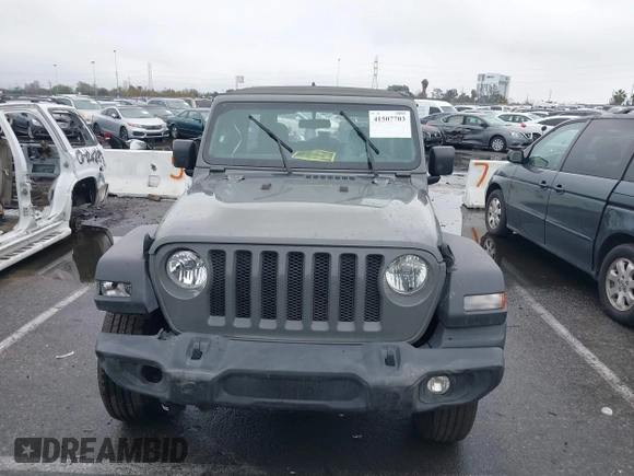 2022 Jeep Wrangler Unlimited High Tide with VIN 1C4HJXDG8NW126143, listed as a IAAI auction lot 41507703 with 44,472 mi miles and . Bid and sale history available at DreamBid. Image 12.