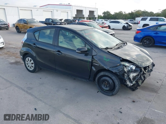 2012 Toyota Prius One with VIN JTDKDTB35C1511112, listed as a IAAI auction lot 41074047 with 156,510 mi miles and . Bid and sale history available at DreamBid. Image 1.