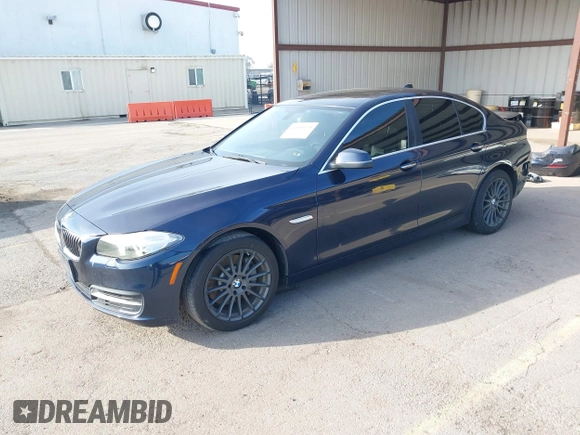 2014 BMW 5 Series 535i with VIN WBA5B1C56ED481995, listed as a IAAI auction lot 41583675 with 95,511 mi miles. Bid and sale history available at carsss.com. Image 18.