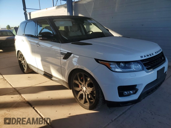 2017 Land Rover Range Rover Sport with VIN SALWR2FE1HA125232, listed as a Copart auction lot 81895764 with 61,947 mi miles and Salvage Title. Bid and sale history available at DreamBid. Image 4.
