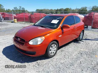 2008 Hyundai Accent GS with VIN KMHCM36C28U076792, listed as a IAAI auction lot 41726467 with 125,906 mi miles. Bid and sale history available at carsss.com. Image 2.