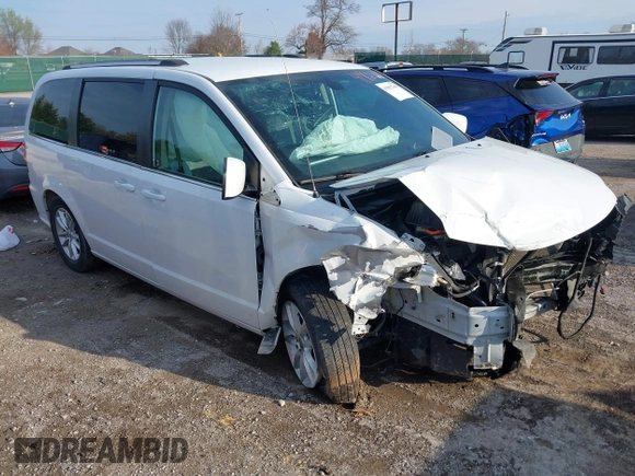 2019 Dodge Grand Caravan SXT with VIN 2C4RDGCG5KR758521, listed as a IAAI auction lot 41902760 with 133,994 mi miles and . Bid and sale history available at DreamBid. Image 1.