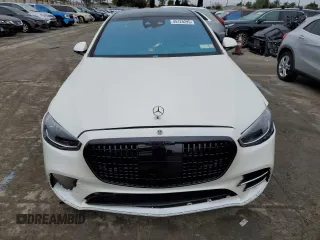 2023 Mercedes-Benz S-Class S 500 with VIN W1K6G6DB1PA209925, listed as a Copart auction lot 45128295 with 20,406 mi miles and Salvage Title. Bid and sale history available at carsss.com. Image 5.