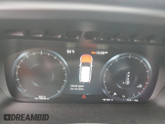 2016 Volvo XC90 with VIN YV4102XL9G1087348, listed as a Copart auction lot 54572535 with 93,212 mi miles and Clean Title. Bid and sale history available at DreamBid. Image 9.