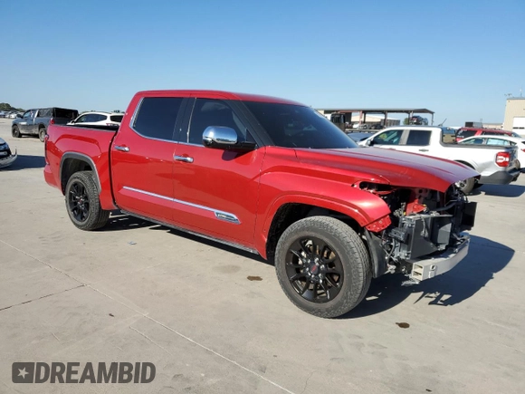 2022 Toyota Tundra 2WD 1794 Edition with VIN 5TFMA5AB6NX003642, listed as a Copart auction lot 73561744 with 49,596 mi miles and Salvage Title. Bid and sale history available at carsss.com. Image 4.