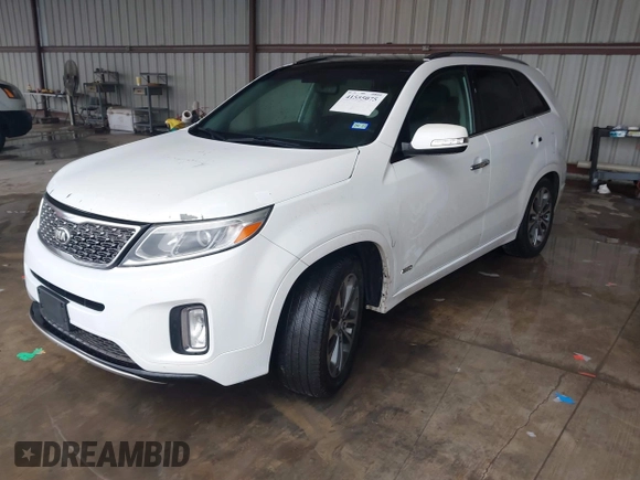 2014 Kia Sorento SX Limited with VIN 5XYKWDA70EG547281, listed as a IAAI auction lot 41555075 with 156,296 mi miles. Bid and sale history available at carsss.com. Image 18.