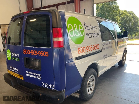 2012 Chevrolet Express Cargo z VIN 1GCSGAFX0C1143284, wystawiony jako IAAI lot #42639427 z przebiegiem 281 833 mil mil oraz . Historia ofert i sprzedaży dostępna na DreamBid. Obrazek 31.