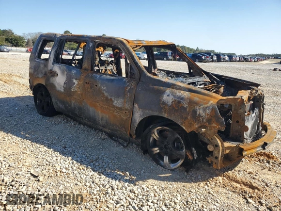 2015 Honda Pilot EX-L z VIN 5FNYF3H56FB021450, wystawiony jako Copart lot #48590925 z przebiegiem Nie podano mil oraz Nie do naprawy • Non repairable. Historia ofert i sprzedaży dostępna na DreamBid. Obrazek 4.