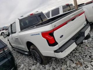 2023 Ford F-150 Lightning Pro with VIN 1FTVW1EV7PWG46982, listed as a Copart auction lot 41770635 with 0 mi miles and Salvage Title. Bid and sale history available at carsss.com. Image 2.