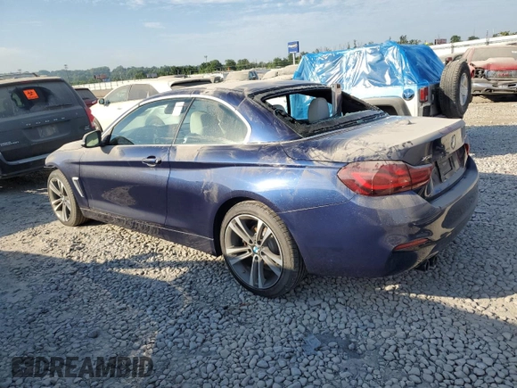 2020 BMW 4 Series 430i xDrive with VIN WBA4Z3C06L5P37552, listed as a Copart auction lot 59260984 with 50,880 mi miles and Salvage title. Bid and sale history available at DreamBid. Image 2.
