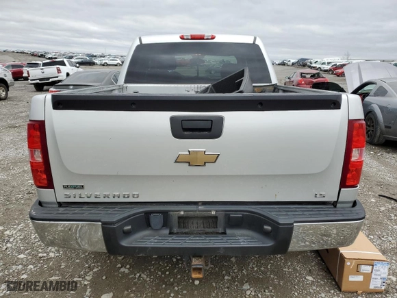2011 Chevrolet Silverado 1500 LS with VIN 3GCPKREA0BG227136, listed as a Copart auction lot 47809235 with 193,385 mi miles and Salvage Title. Bid and sale history available at carsss.com. Image 6.
