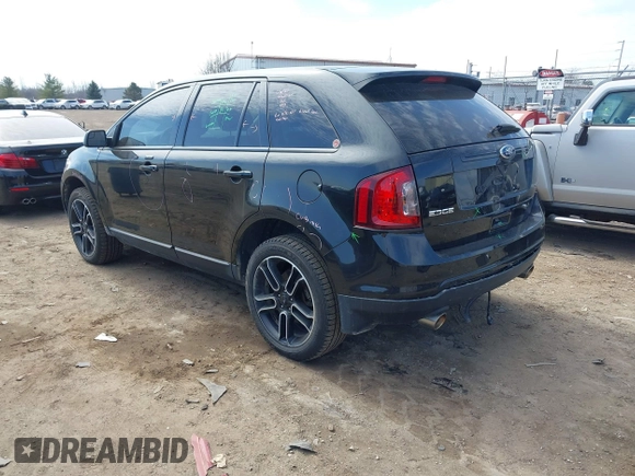 2013 Ford Edge SEL with VIN 2FMDK3JC6DBC78987, listed as a IAAI auction lot 41860911 with 120,745 mi miles. Bid and sale history available at carsss.com. Image 3.