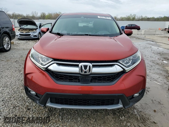 2018 Honda CR-V EX-L with VIN 2HKRW2H87JH661797, listed as a Copart auction lot 52279815 with 90,270 mi miles and Salvage Title. Bid and sale history available at carsss.com. Image 5.