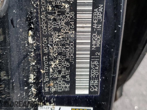 2006 Toyota Prius with VIN JTDKB20U163164138, listed as a Copart auction lot 45567885 with 105,070 mi miles and Salvage Title. Bid and sale history available at carsss.com. Image 13.