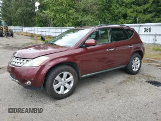 2006 Nissan Murano SL z VIN JN8AZ08W56W502323, wystawiony jako Copart lot #56939955 z przebiegiem 177 615 mil mil oraz Szkoda całkowita • Salvage title. Historia ofert i sprzedaży dostępna na DreamBid. Obrazek 1.